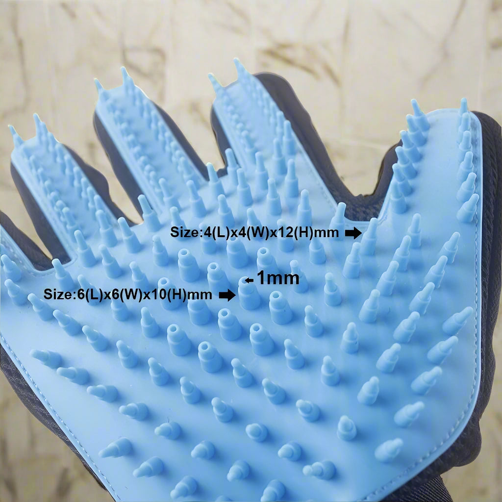 Massage-Duschhandschuh für Haustiere | Waschbürste mit Wasseranschluss