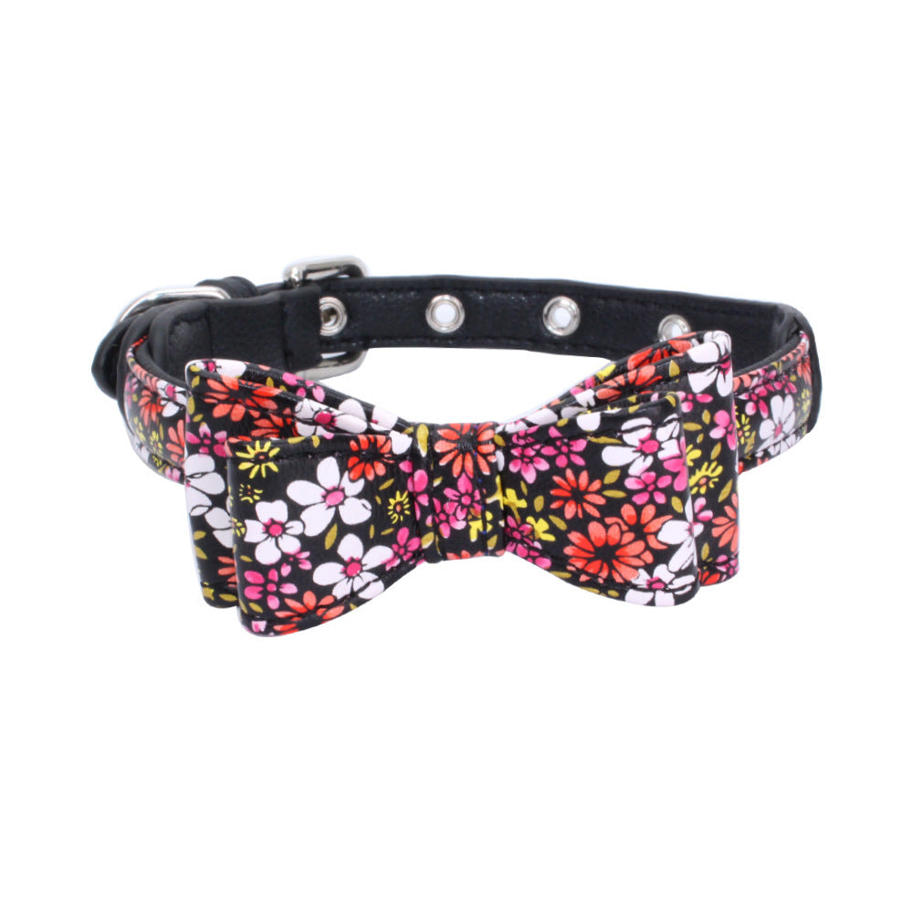Leder-Fliege-Halsband | Elegantes Accessoire für Hunde & Katzen