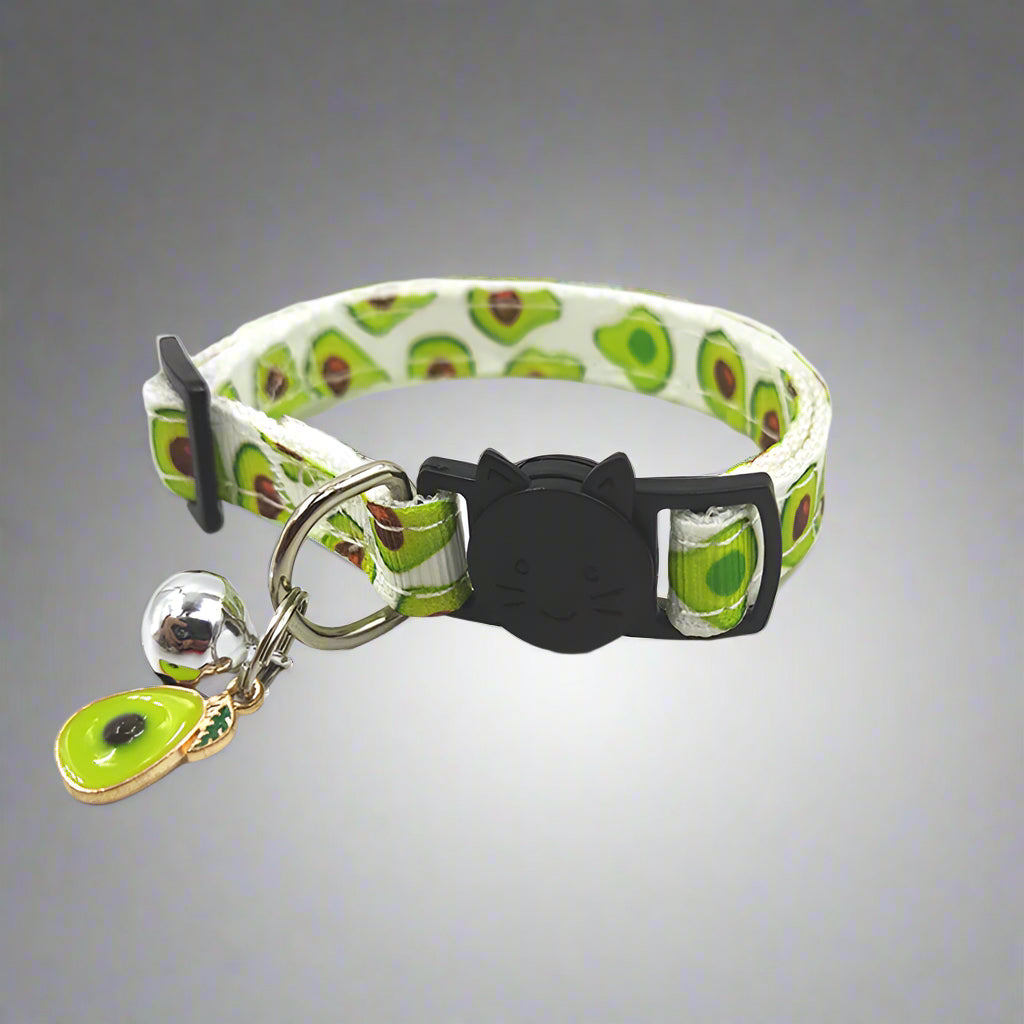 Nylon-Halsband mit Glöckchen | Frucht-Designs für Katzen