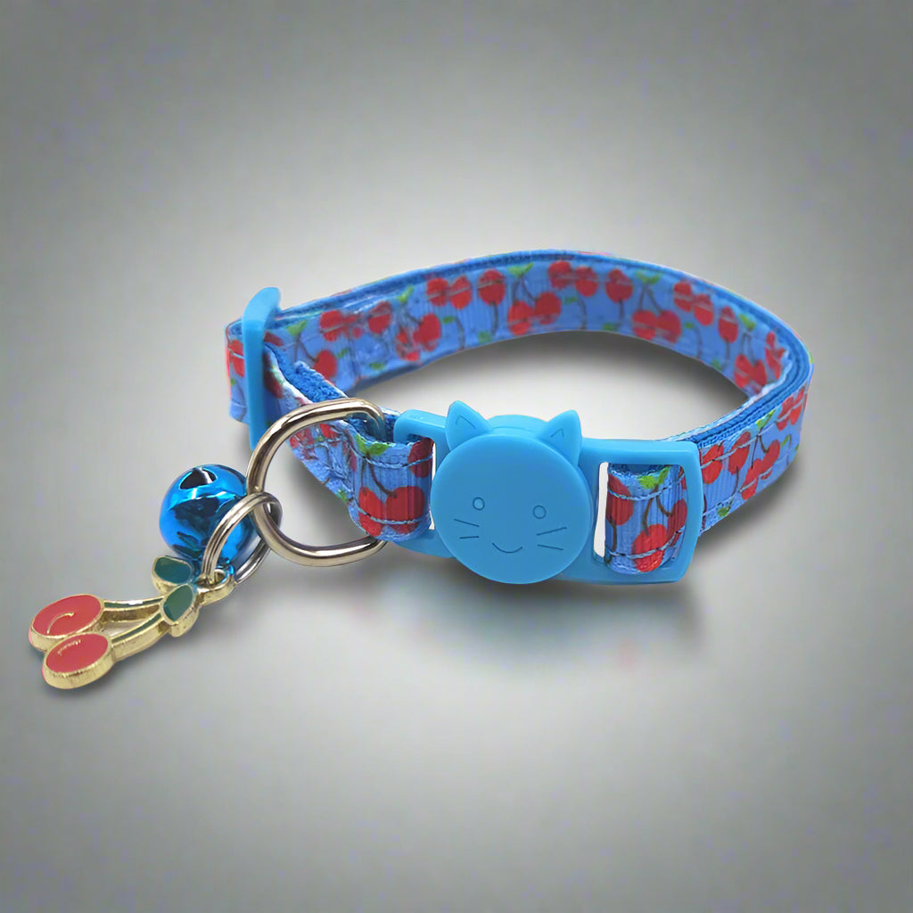 Nylon-Halsband mit Glöckchen | Frucht-Designs für Katzen