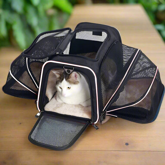 Deluxe Auto-Hundetransportsitz – Faltbar & Sicher von FurLaati Detailansicht (Bild 2) des Produkts