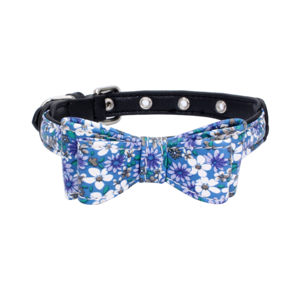 Leder-Fliege-Halsband | Elegantes Accessoire für Hunde & Katzen