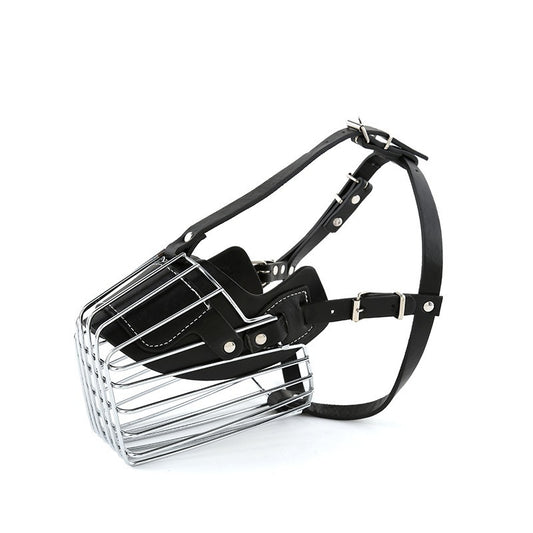 Detailansicht: B Black / XXL des Produkts Verstellbarer Gummi-Maulkorb mit weichen Riemen, Anti-Beiß Schutz Von FurLaati
