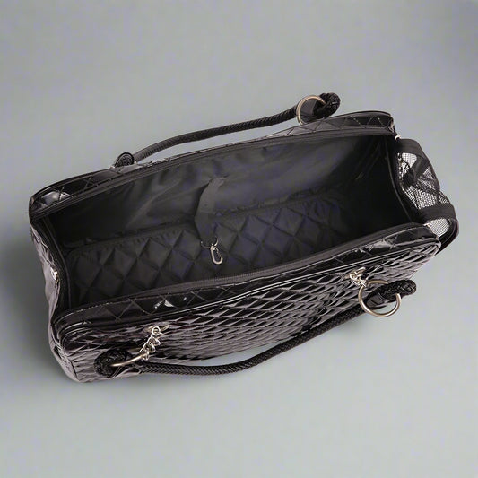 Elegante Tragetasche für Haustiere aus PVC