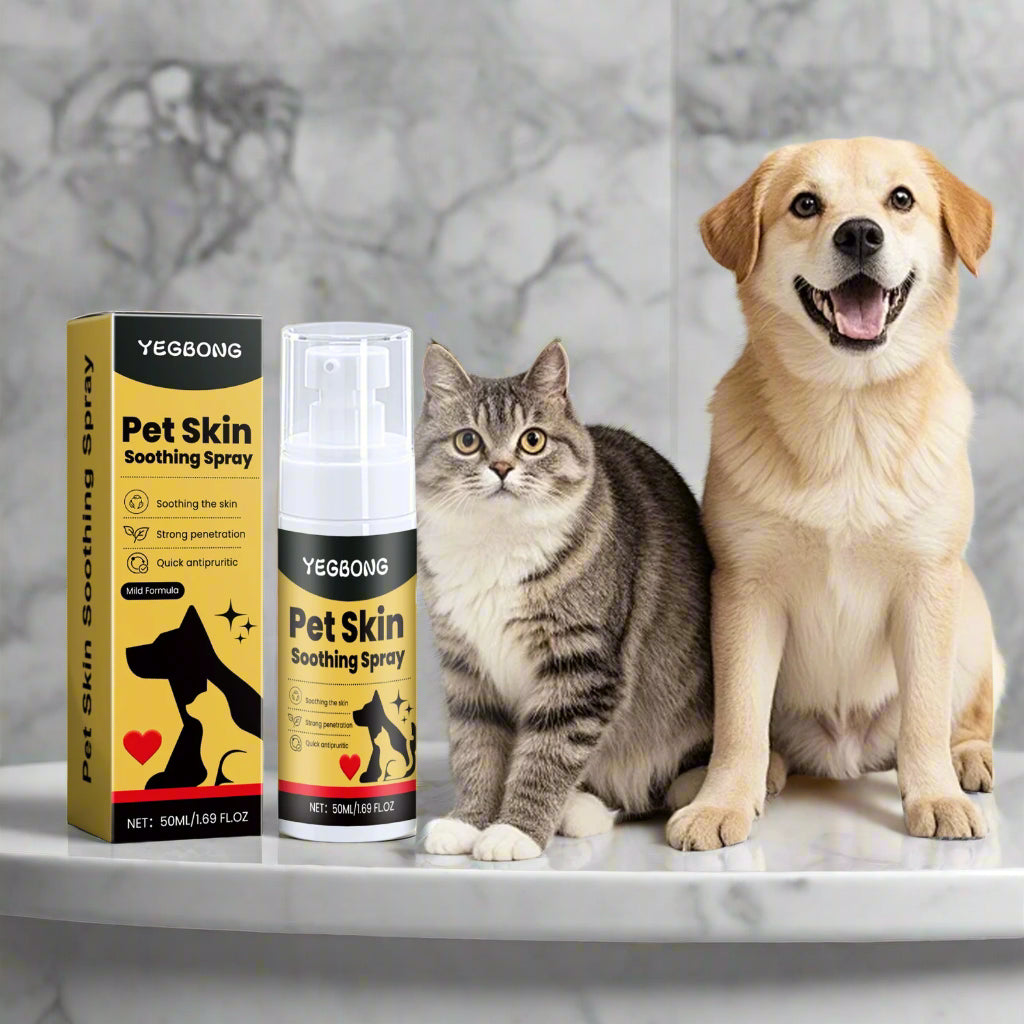 Premium Hautspray für Tiere – Soforthilfe bei Juckreiz, Pilzen & Milben