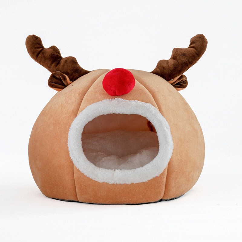 Rentier-Haustierhaus | Kuschelige Höhle für Weihnachten. Von FurLaati!