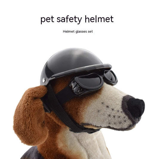 Detailansicht: L Suit Helmet Glasses Black des Produkts Sicherheits-Helm und Sonnenbrille für Hunde & Katzen Von FurLaati