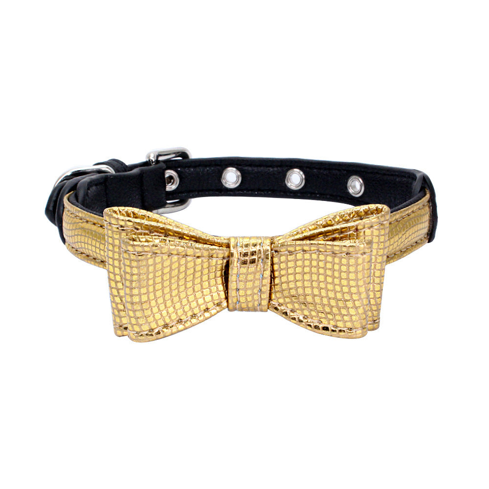 Leder-Fliege-Halsband | Elegantes Accessoire für Hunde & Katzen