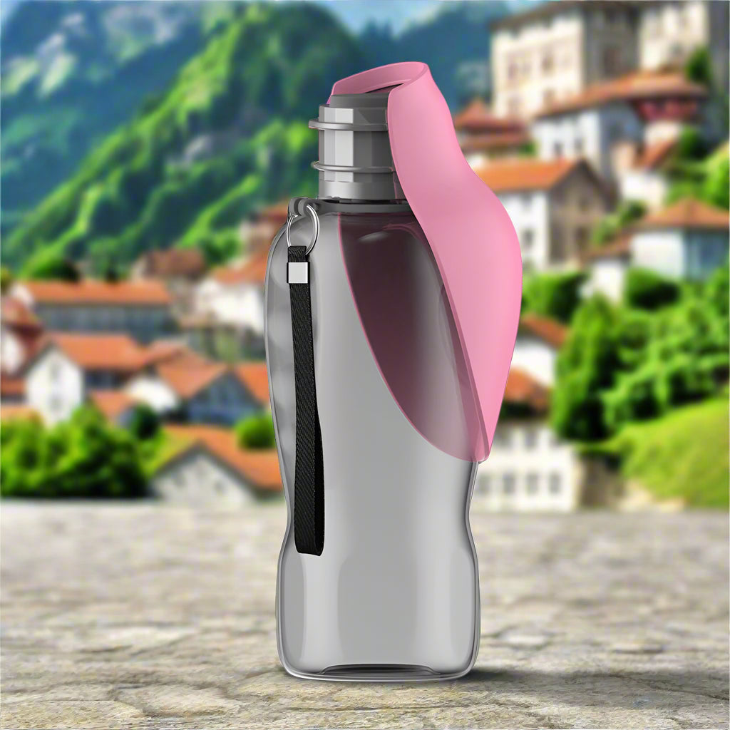 Multifunktionale Reise-Trinkflasche: Integrierter Faltnapf für unterwegs von FurLaati