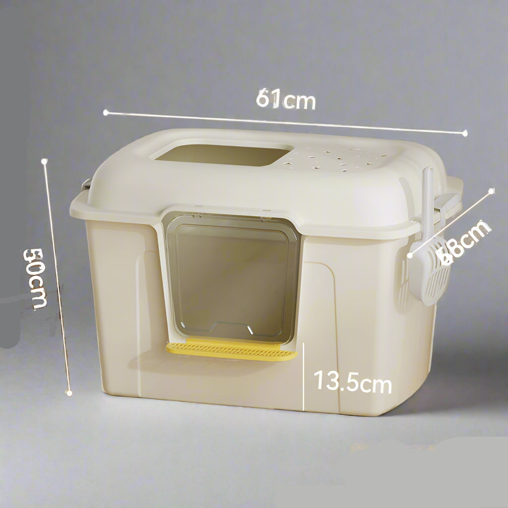 XXL Katzentoilette – Geschlossen, Tür, Oberlicht v. FurLaati