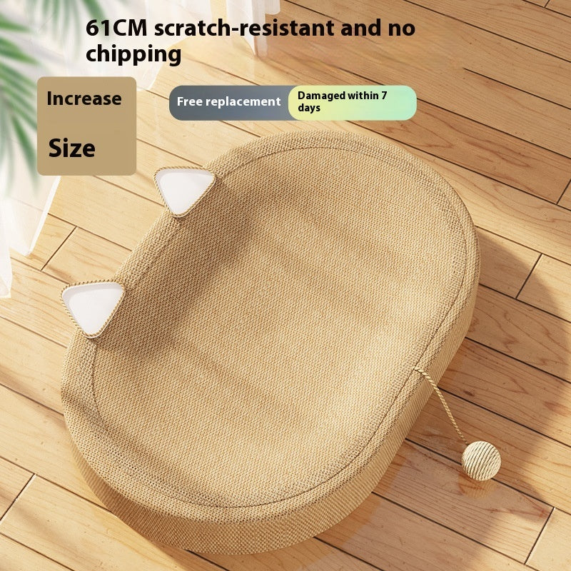 Robuste Sisal-Katzen-Lounge aus Leinen. Von FurLaati!
