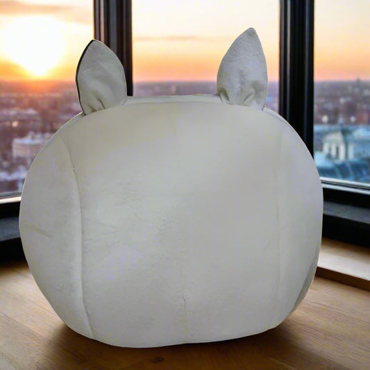 Lustige Haustierhöhle | Plüsch-Katzenbett mit Cartoon-Design Von FurLaati