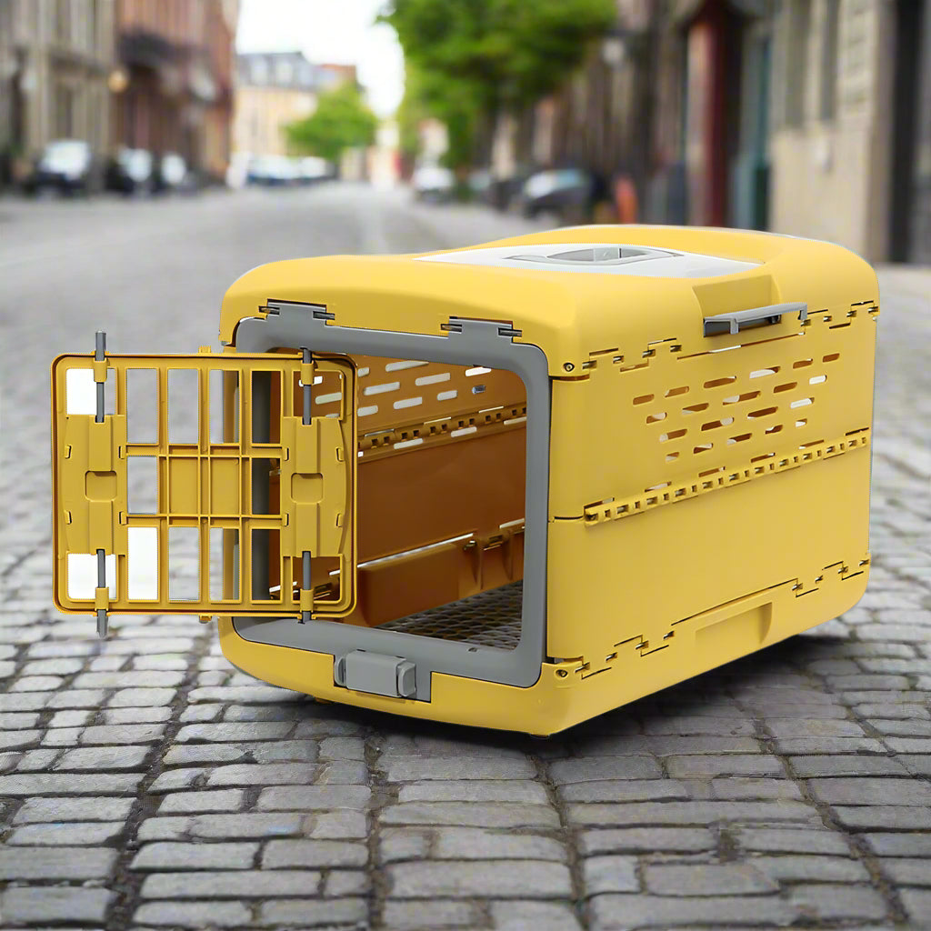 Tragbare, faltbare und atmungsaktive Haustier-Transportbox Von FurLaati