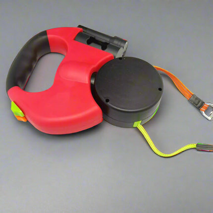 Doppel-Hundeleine mit LED-Licht und Kotbeutelspender von FurLaati