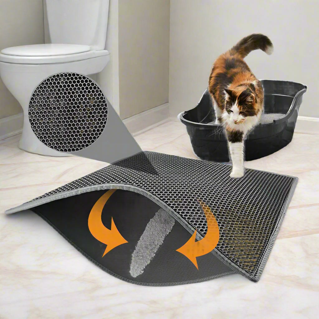 Luxus Katzenstreu-Matte "Saubere Pfoten" von FurLaati (50% RABATT)