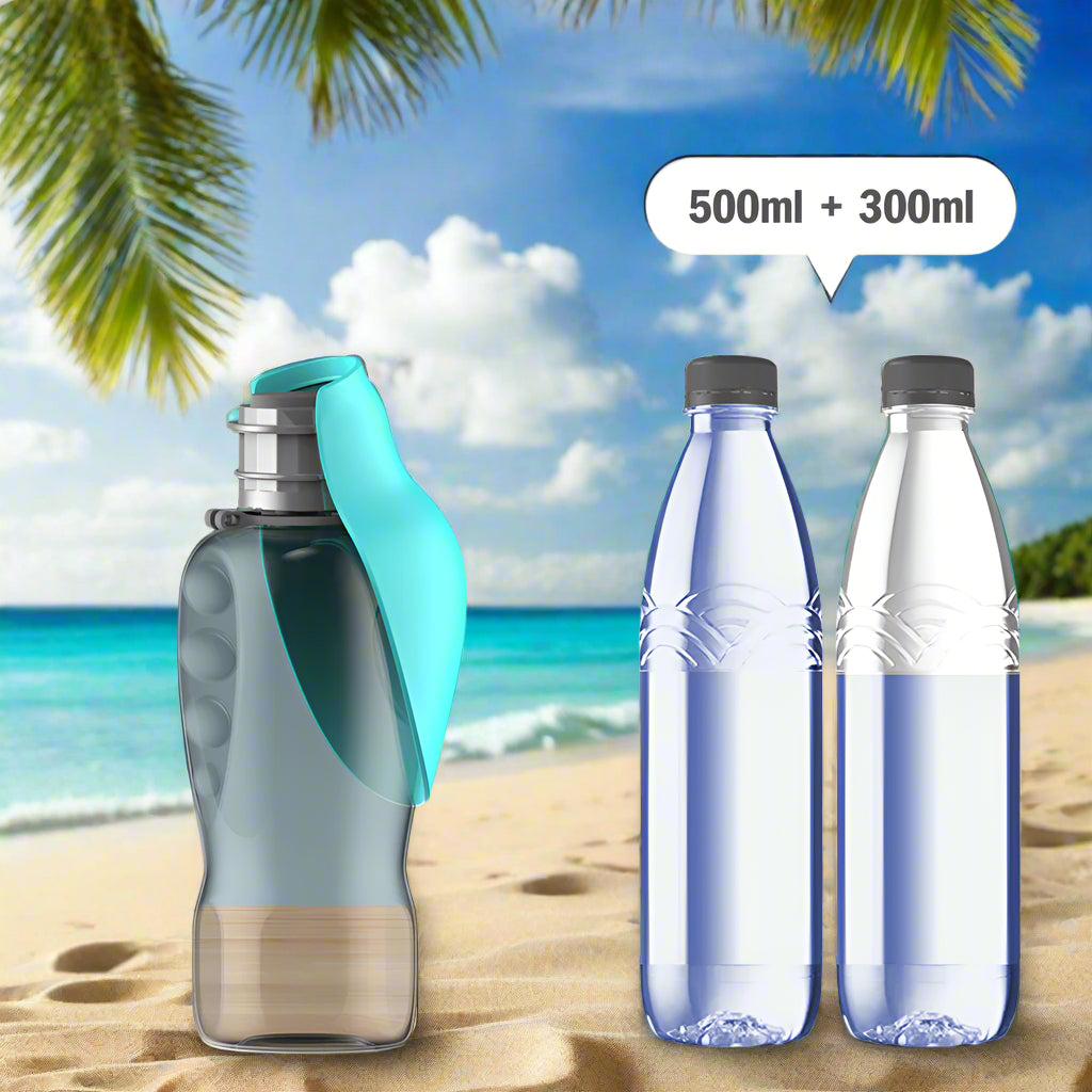 Multifunktionale Reise-Trinkflasche: Integrierter Faltnapf für unterwegs von FurLaati