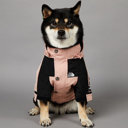 Detailansicht: Pink Shell Jacket / 3XL des Produkts Robuster Hunde- und Katzenmantel: Wind- und Wasserabweisend in…