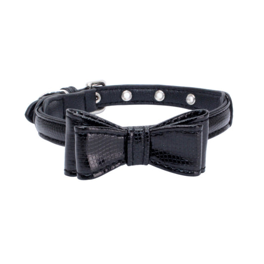 Leder-Fliege-Halsband | Elegantes Accessoire für Hunde & Katzen