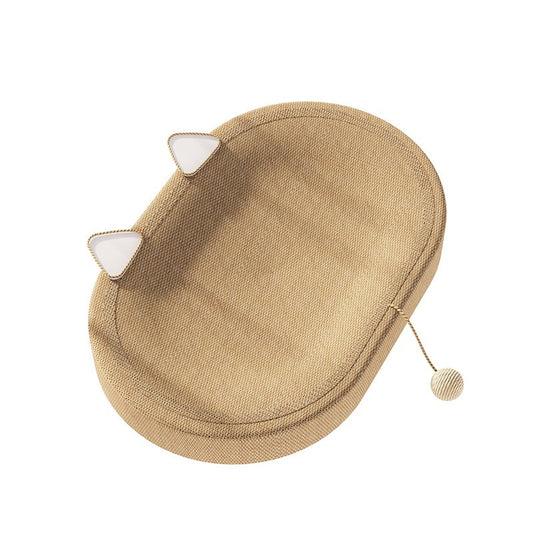 Detailansicht: Linen Style des Produkts Robuste Sisal-Katzen-Lounge aus Leinen. Von FurLaati!