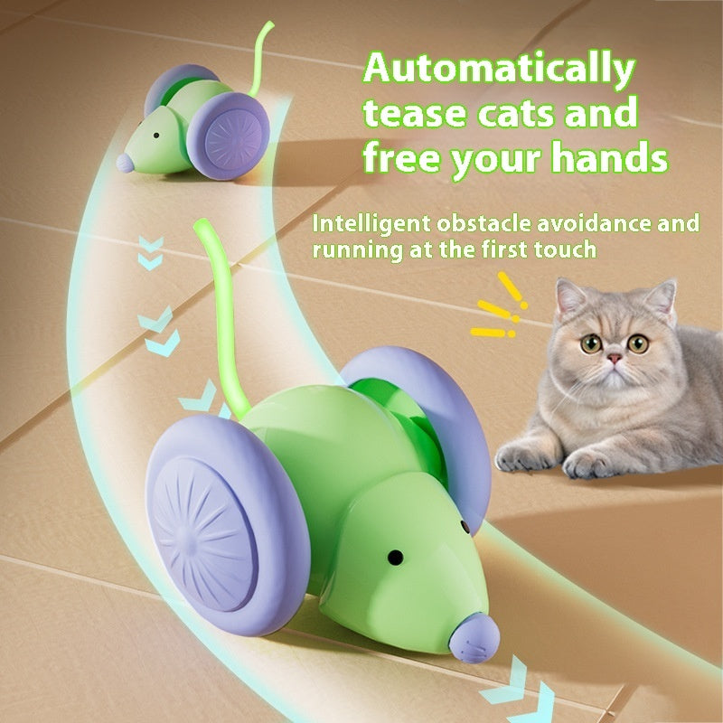Interaktive Katzen-Maus | Elektrisches Spielzeug mit intelligenter Hindernisvermeidung Von FurLaati