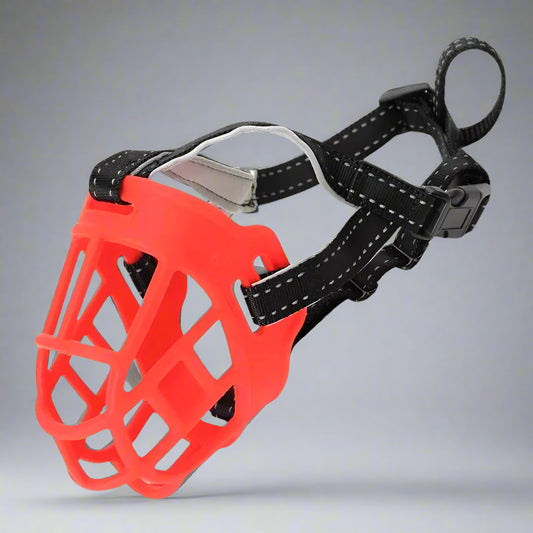 Detailansicht: Black / No2 des Produkts Weicher Maulkorb aus Silikon und Netzgewebe