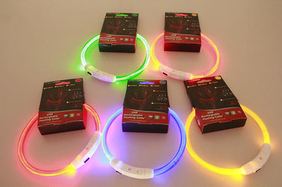 Wiederaufladbares LED-Halsband | USB-Halsband mit 3 Lichtmodi. Von FurLaati!
