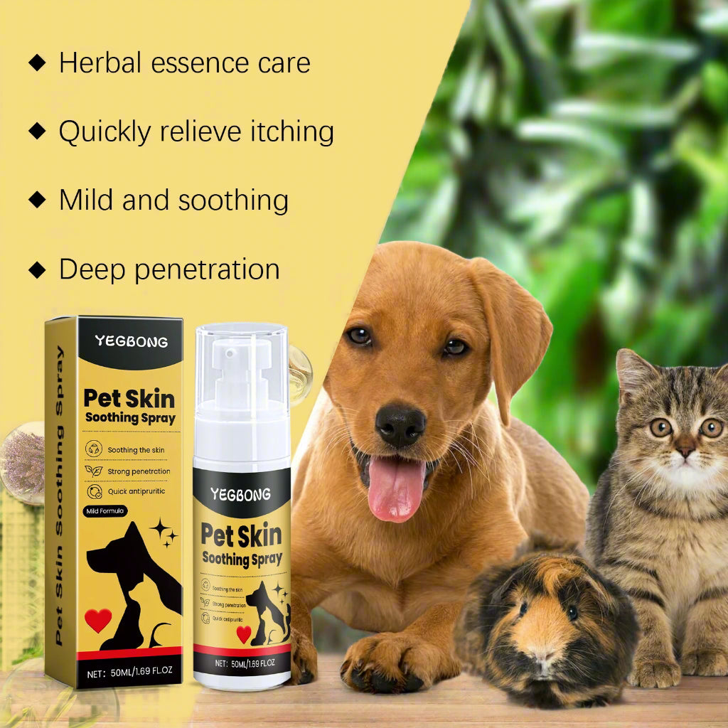 Premium Hautspray für Tiere – Soforthilfe bei Juckreiz, Pilzen & Milben