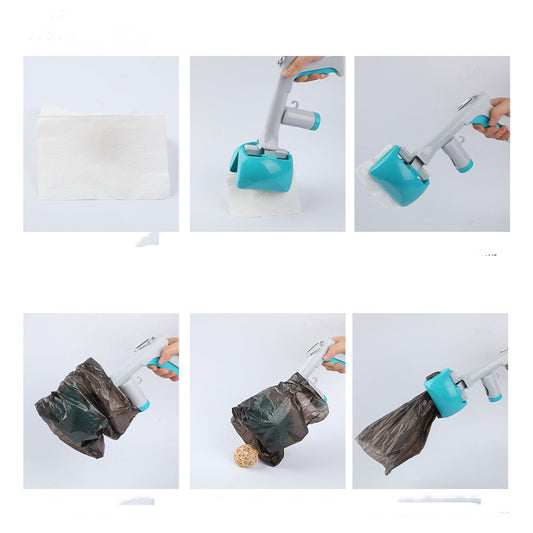 Hundekot-Sammelzange mit integriertem Beutelspender, Langer Griff Von FurLaati