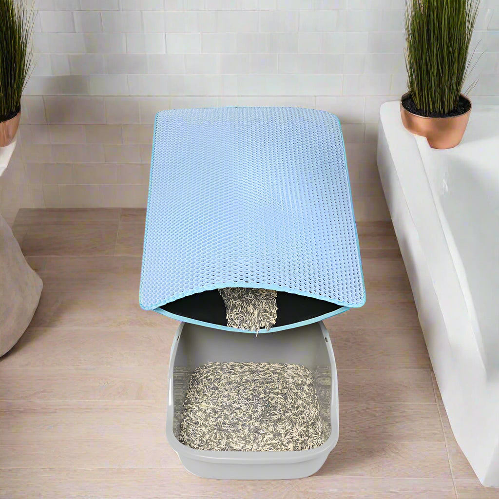 Luxus Katzenstreu-Matte "Saubere Pfoten" von FurLaati (50% RABATT)