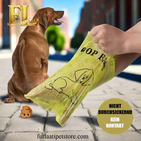 Detailansicht: A total of 30 new fluorescent green toilet bags (single roll) + (single roll) / 0.008mm*23*33cm (30 pieces…