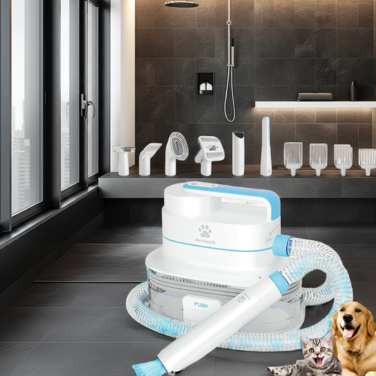 6-in-1 Tierhaarschneider mit Vakuumfunktion. Grooming von FurLaati