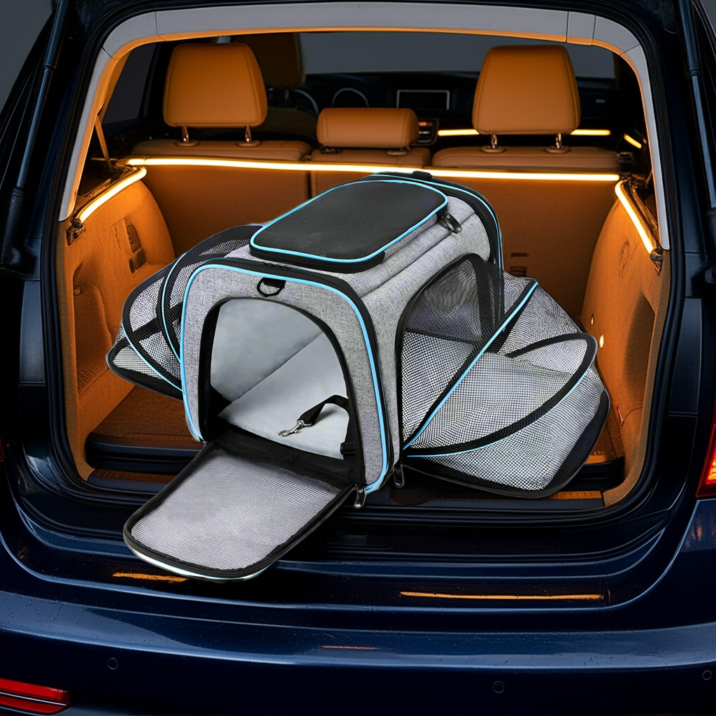 Deluxe Auto-Hundetransportsitz – Faltbar & Sicher von FurLaati
