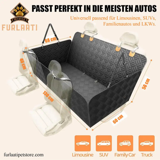 Harte Auto-Sitzerweiterung Pro-Max für Hunde – Komfortable Rückbank-Liegefläche Von FurLaati