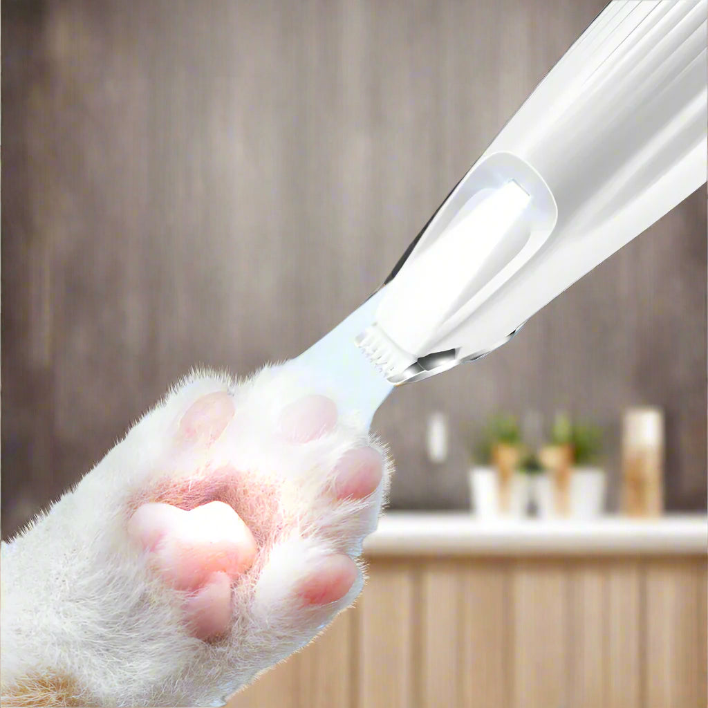 LED-Präzisions-Tierhaartrimmer für Hunde & Katzen – Für eine exakte Haarschur an Pfoten, Gesicht und schwer zugänglichen Bereiche