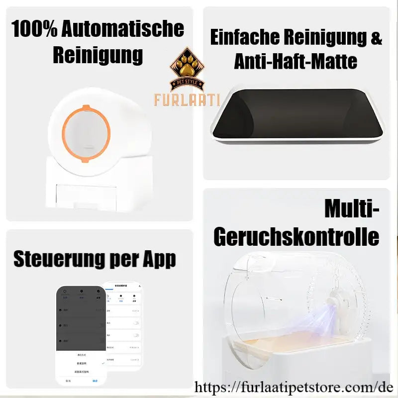 Katzentoilette, Selbstreinigend, Intelligent mit App-Steuerung Detailansicht (Bild 4) des Produkts