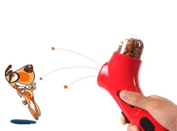 Leckerli-Schleuder für Hund und Katze