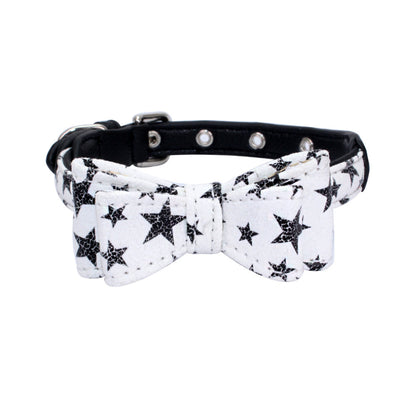 Leder-Fliege-Halsband | Elegantes Accessoire für Hunde & Katzen