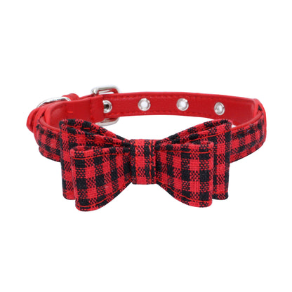 Leder-Fliege-Halsband | Elegantes Accessoire für Hunde & Katzen