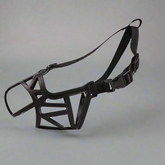 Atmungsaktiver Anti-Beiß Maulkorb, Reflektierend