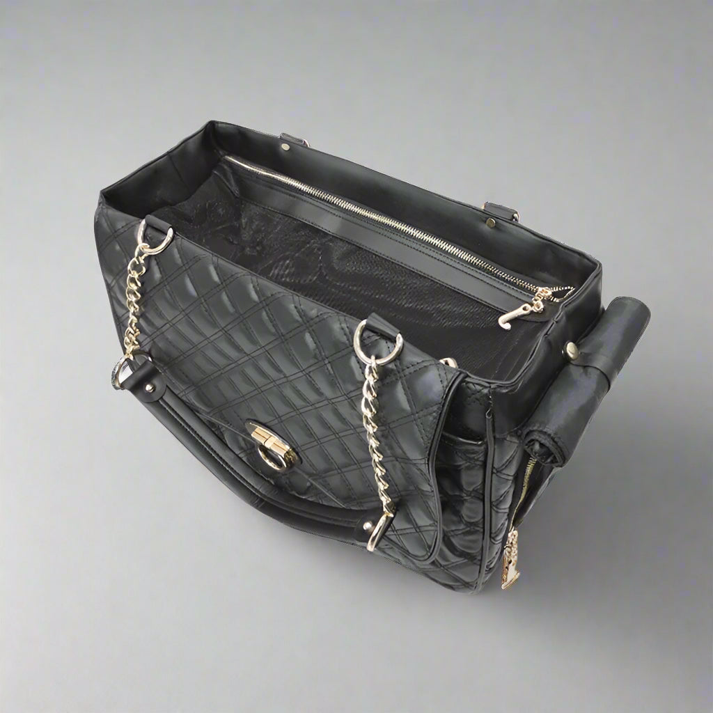 Elegante Tragetasche für Haustiere aus PVC