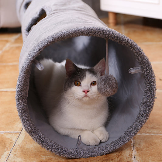 Langer Katzen-Spieltunnel
