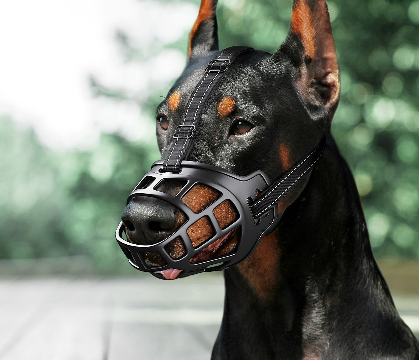 Upgrade Reflektierender Maulkorb für kleine bis große Hunde