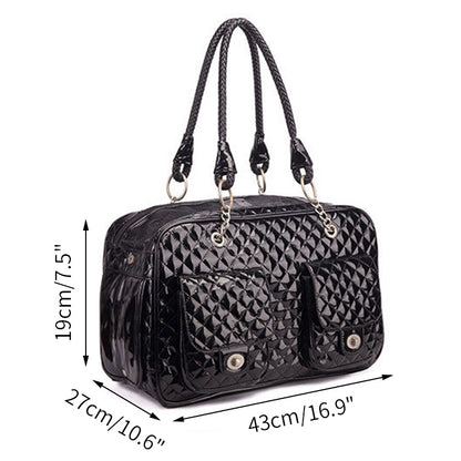 Elegante Tragetasche für Haustiere aus PVC