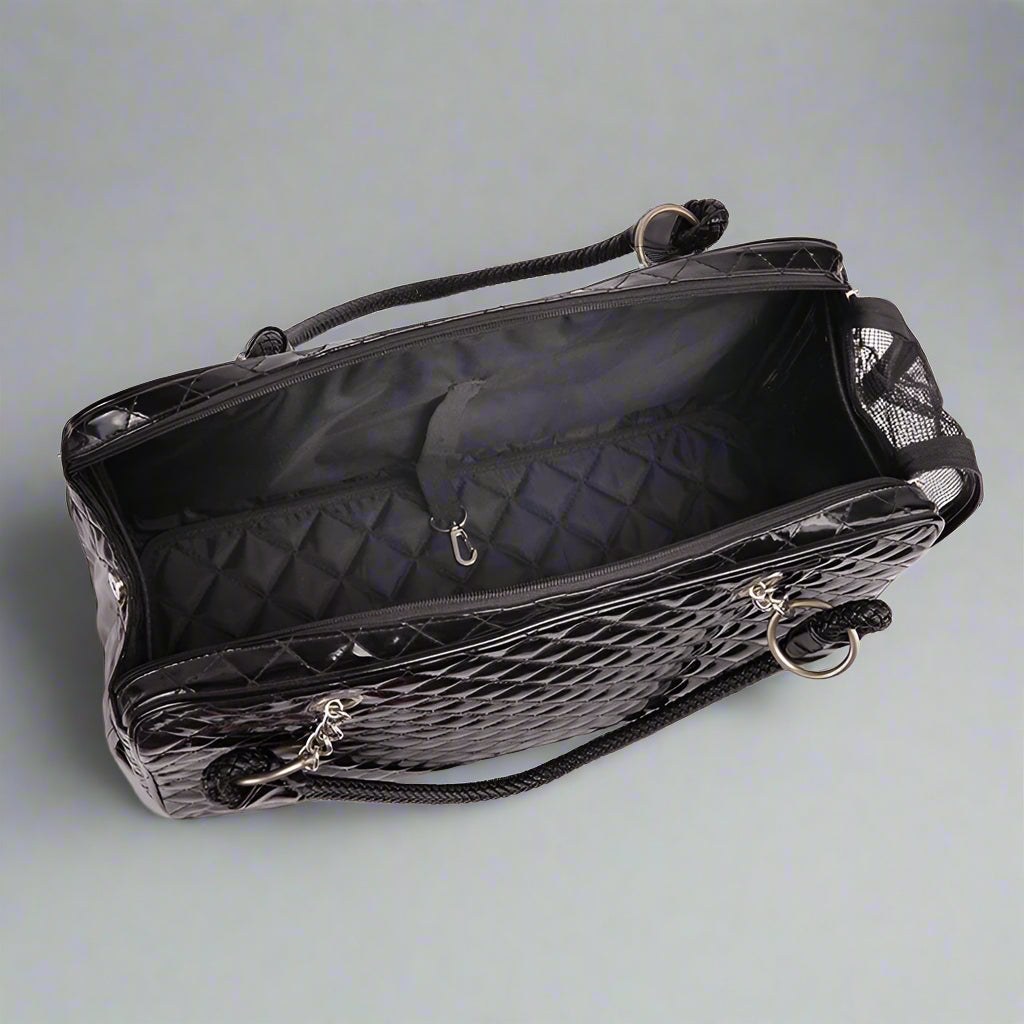 Elegante Tragetasche für Haustiere aus PVC