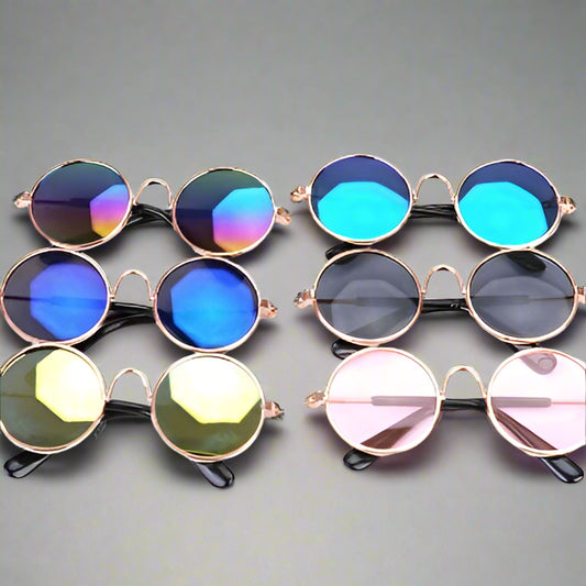 Haustier-Sonnenbrille & Strohhut Set