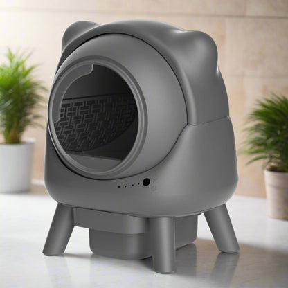 Intelligente Roll-Katzentoilette mit Spritzschutz Von FurLaati