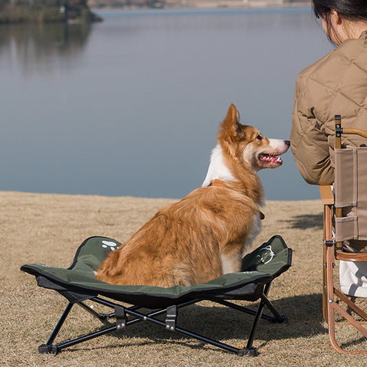 Robustes, Faltbares Hunde-Reisebett (Outdoor & Abnehmbar)