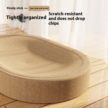 Robuste Sisal-Katzen-Lounge aus Leinen. Von FurLaati!