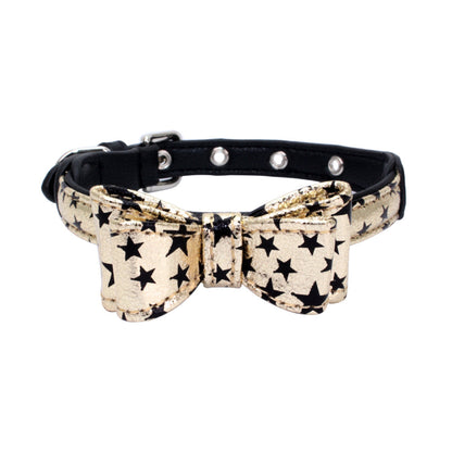 Leder-Fliege-Halsband | Elegantes Accessoire für Hunde & Katzen