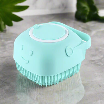 Luxuriöser Silikon-Badebürste mit Shampoo-Spender & Massagefunktion